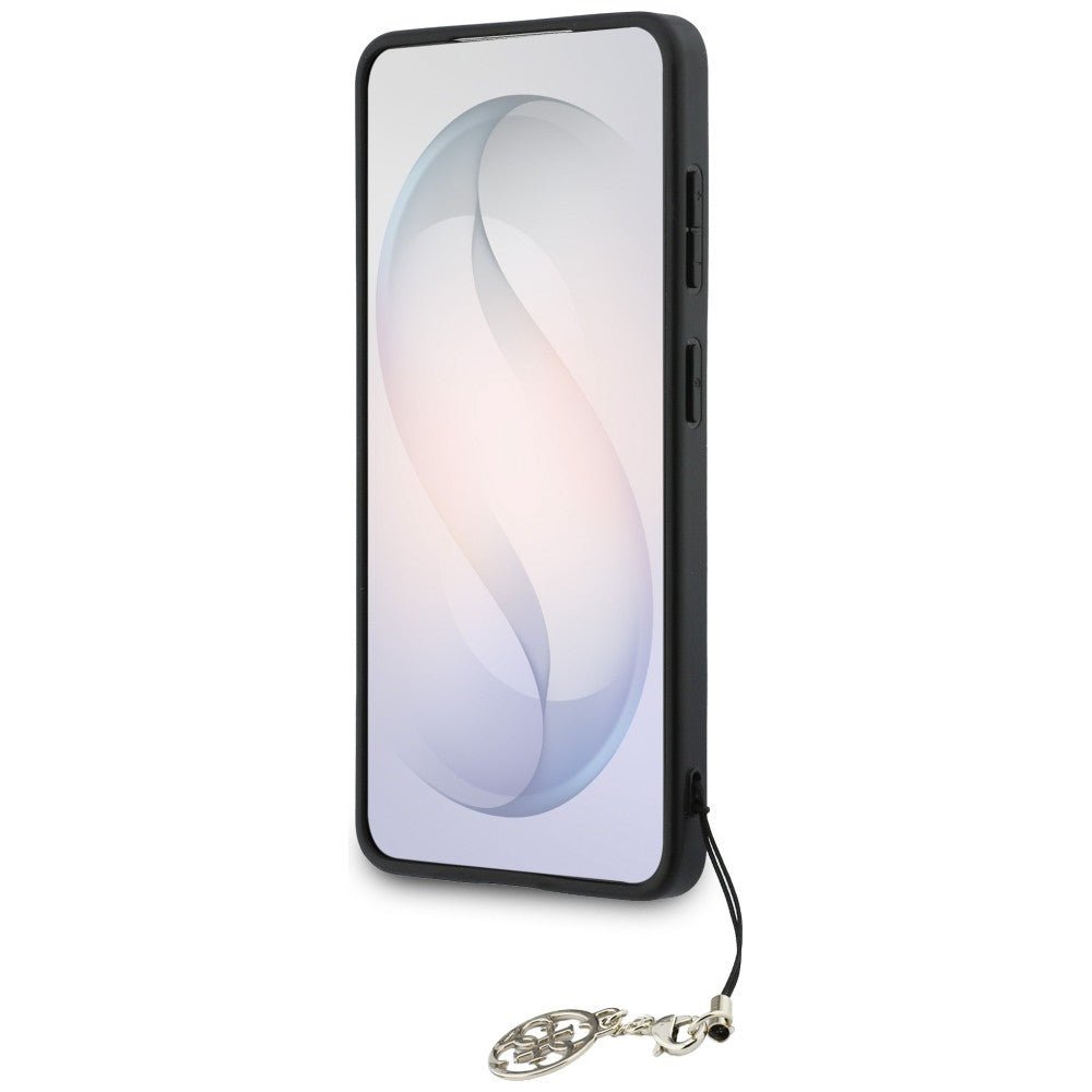 Guess Samsung Galaxy S26 - Θήκη με Επένδυση Συνθετικού Δέρματος και MagSafe - 4G Classic Logo Charm MagSafe - Black