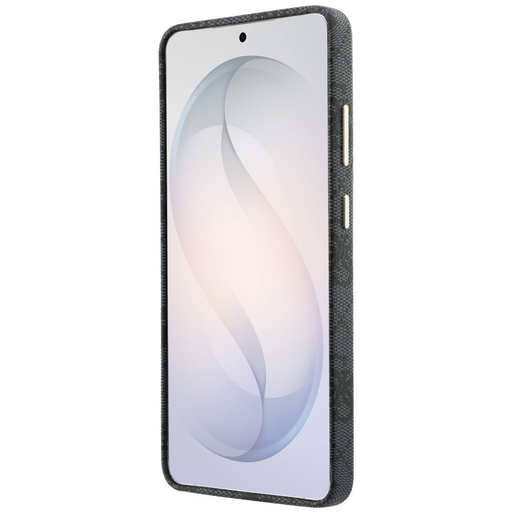 Guess Samsung Galaxy S26 Ultra - Σκληρή Θήκη με Επένδυση Συνθετικού Δέρματος - 4G Script MagSafe - Black
