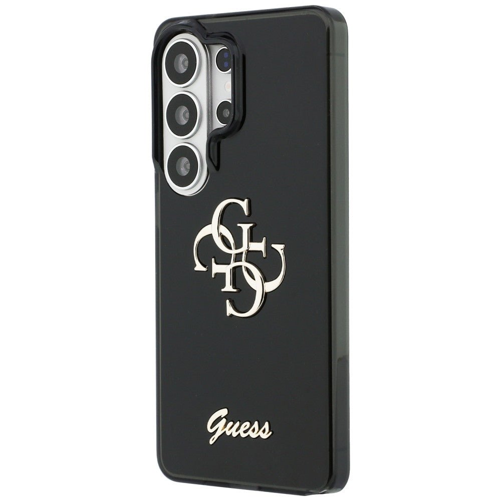 Guess Samsung Galaxy S26 Ultra - Σκληρή Θήκη με Πλαίσιο Σιλικόνης - IML Big Metal 4G Script - Black