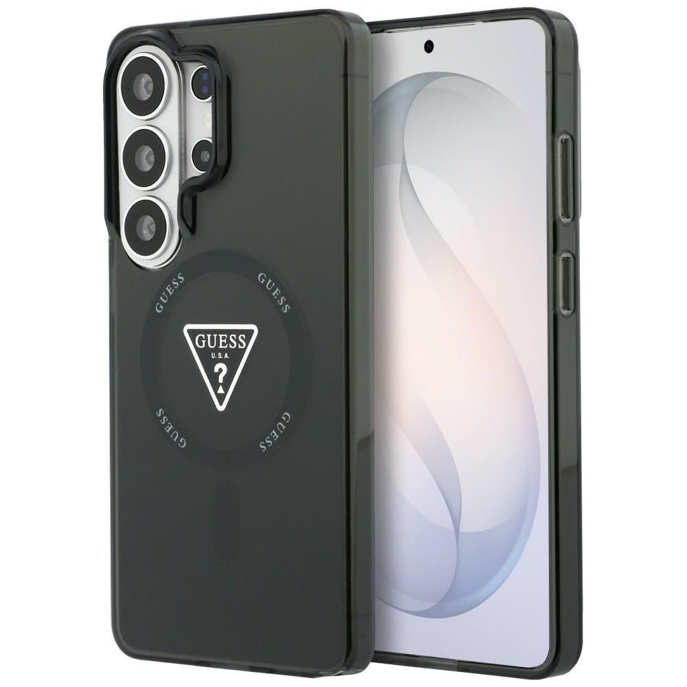 Guess Samsung Galaxy S26 Ultra - Σκληρή Θήκη με Πλαίσιο Σιλικόνης MagSafe - IML Gradient Triangle - Black