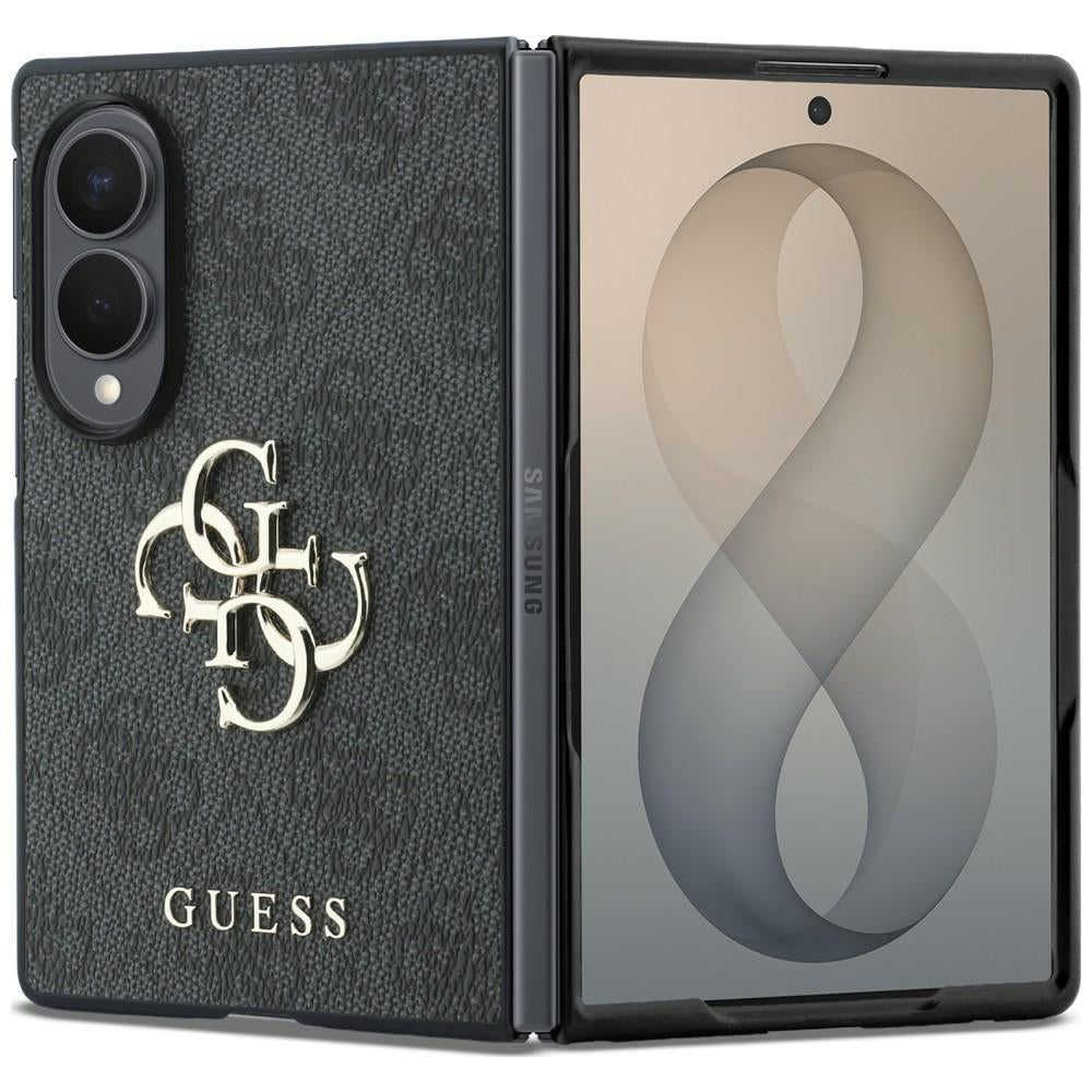 Guess Samsung Galaxy Z Fold8 - Σκληρή Θήκη με Επένδυση από Οικολογικό Δέρμα - Big 4G Logo - Black