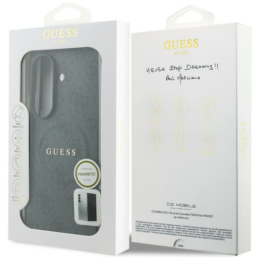Guess Samsung Galaxy Z Fold8 Ultra - Σκληρή Θήκη MagSafe με Πλαίσιο Σιλικόνης και Επένδυση Συνθετικού Δέρματος - 4G Classic MagSafe - Black