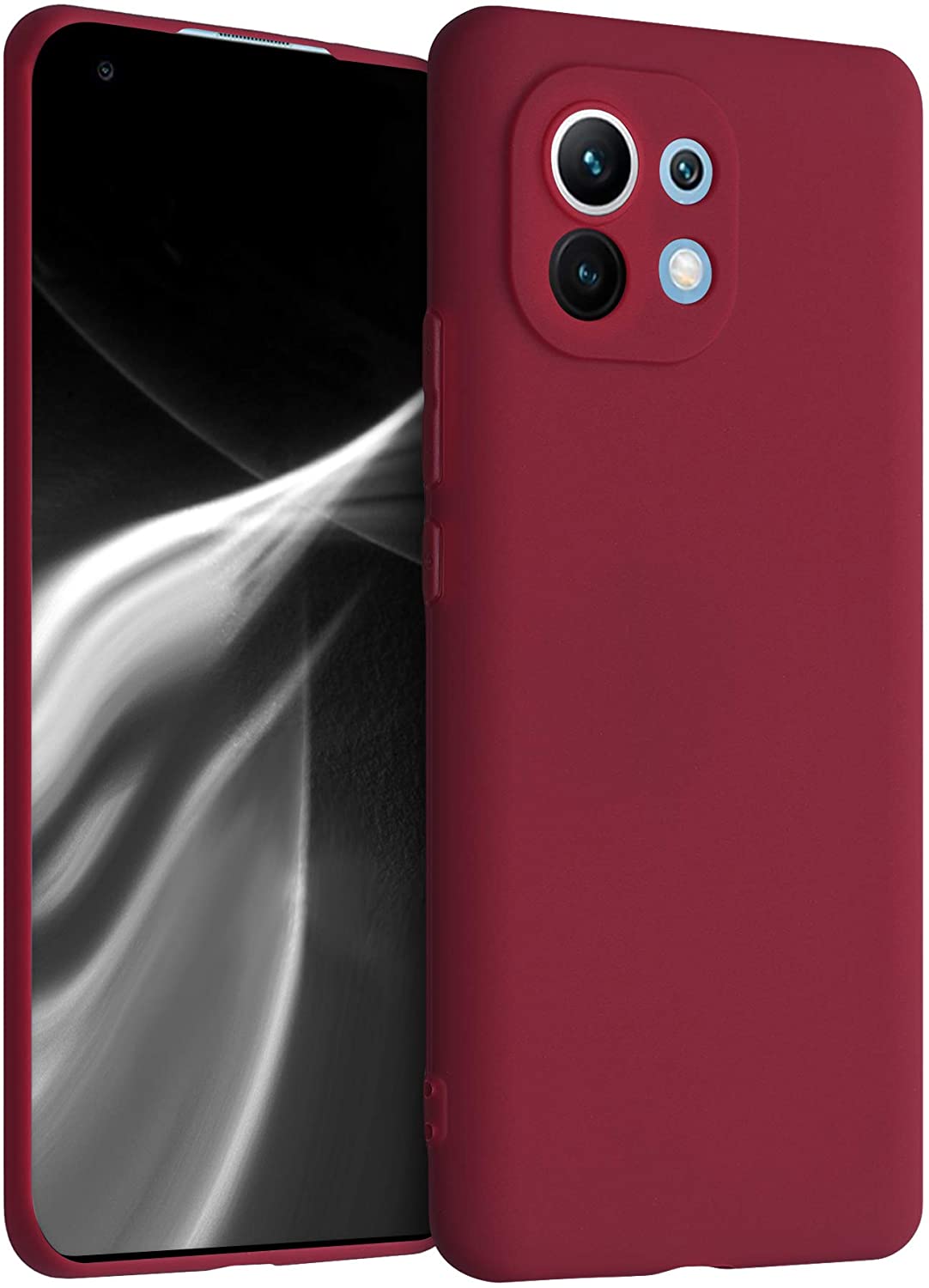 KW Xiaomi Mi 11 Θήκη Σιλικόνης TPU - Rhubarb Red - 54188.209
