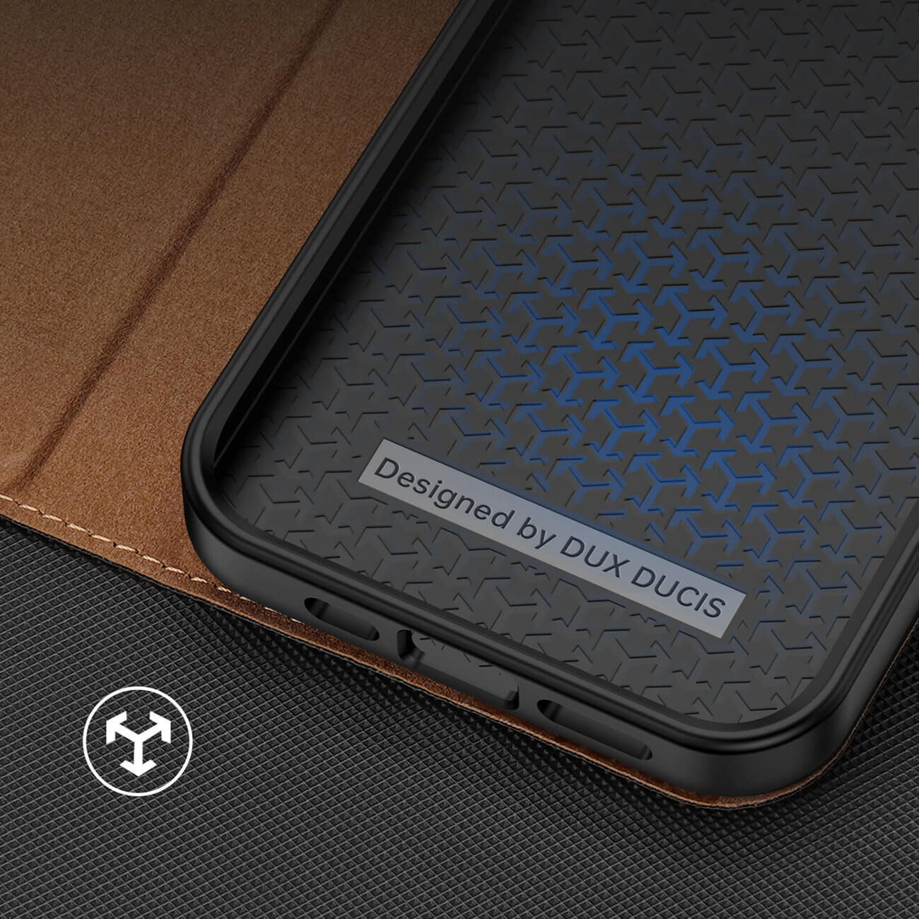 Dux Ducis iPhone 14 Plus Skin X2 Flip Stand Case Θήκη Βιβλίο - Brown