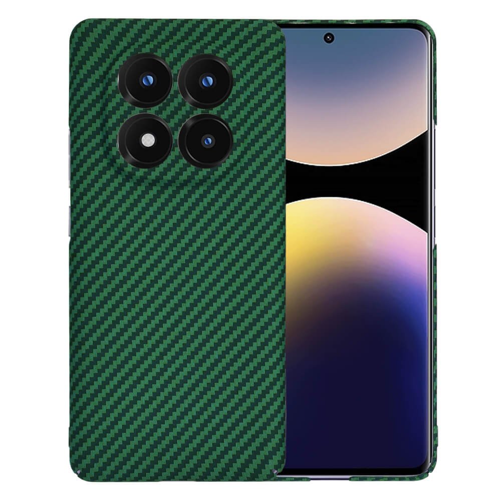 Techsuit Xiaomi Redmi Note 14 Pro+ 5G Σκληρή Θήκη Carbonite FiberShell - Green