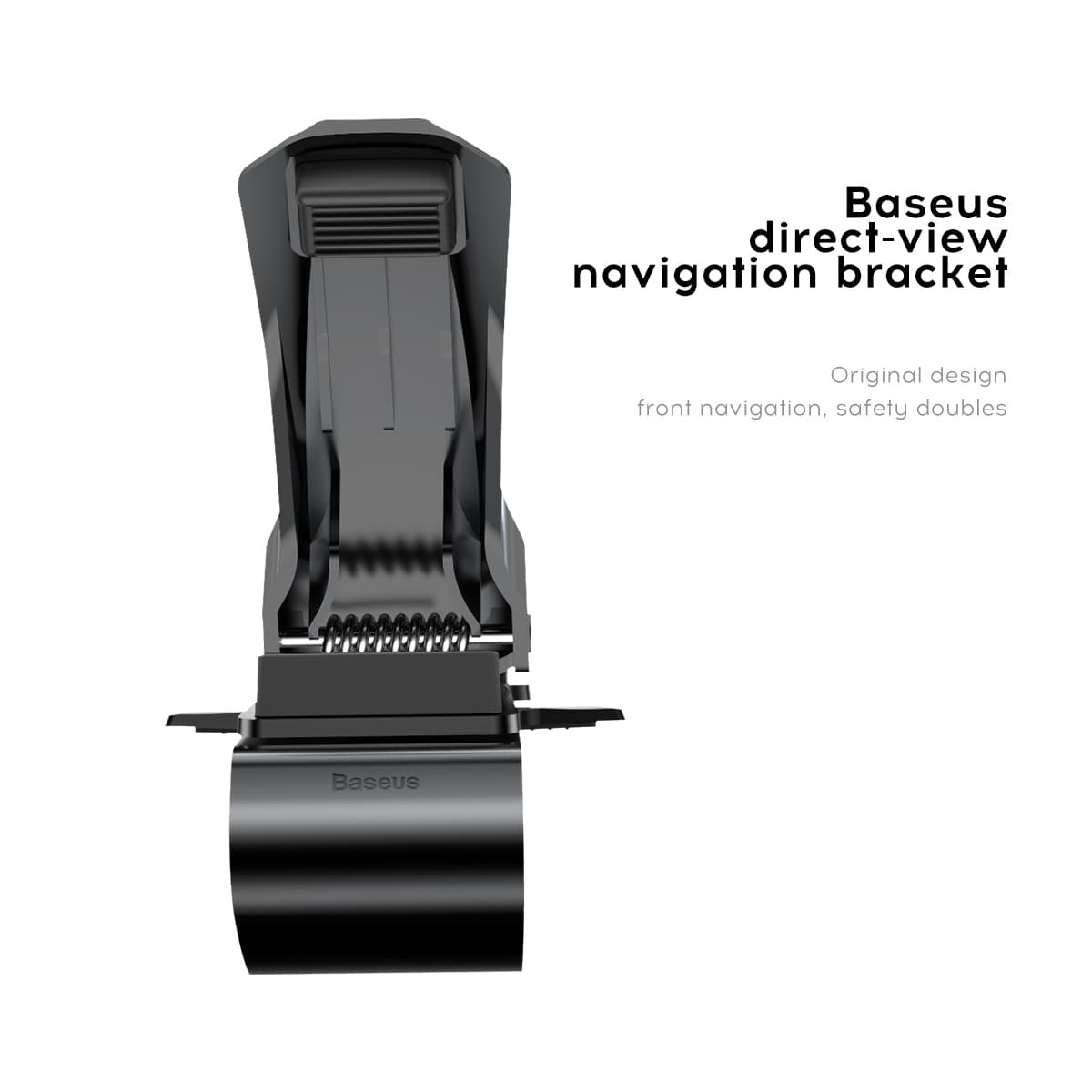 Baseus Mouth Car Mobile Holder - Universal Βάση Αυτοκινήτου - Black - SUDZ - 01