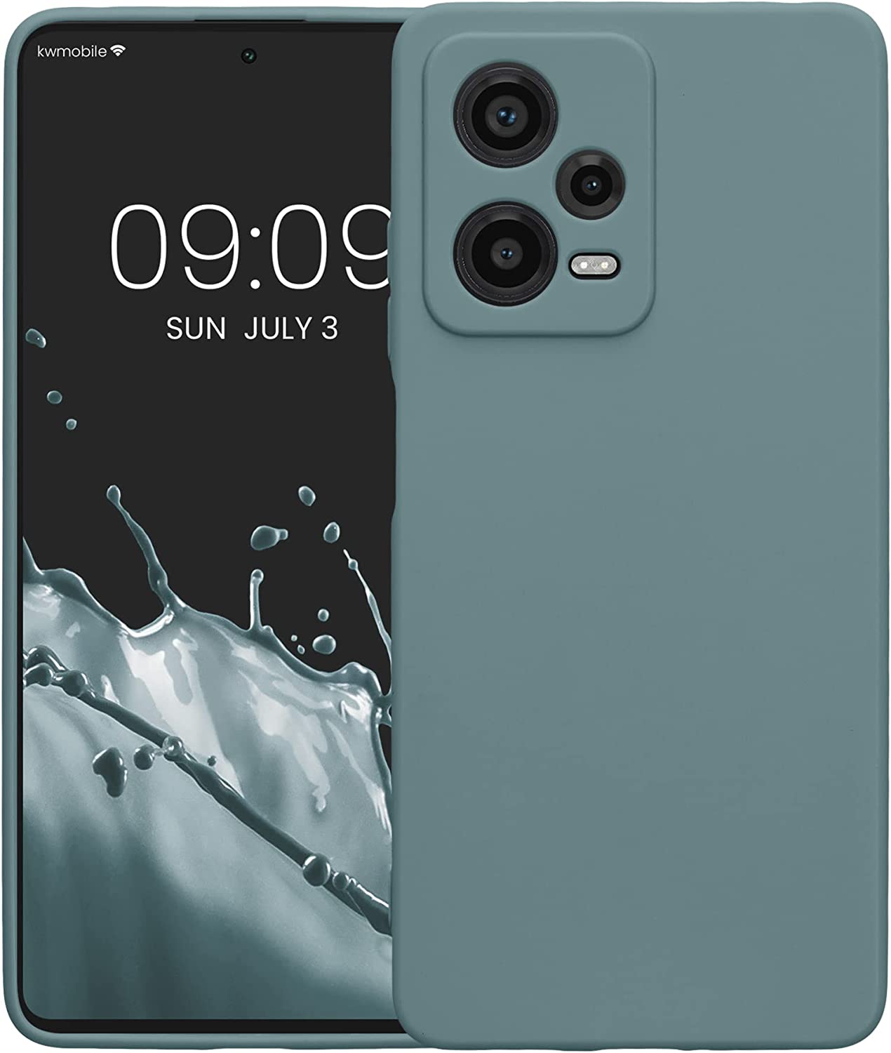 KW Xiaomi Redmi Note 12 Pro Θήκη Σιλικόνης TPU - Arctic Blue - 60685.207