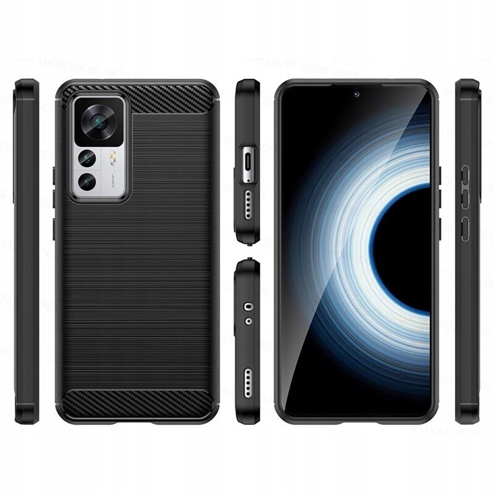 Tech - Protect Xiaomi 12T / 12T Pro Θήκη Rugged Carbon TPU - Black