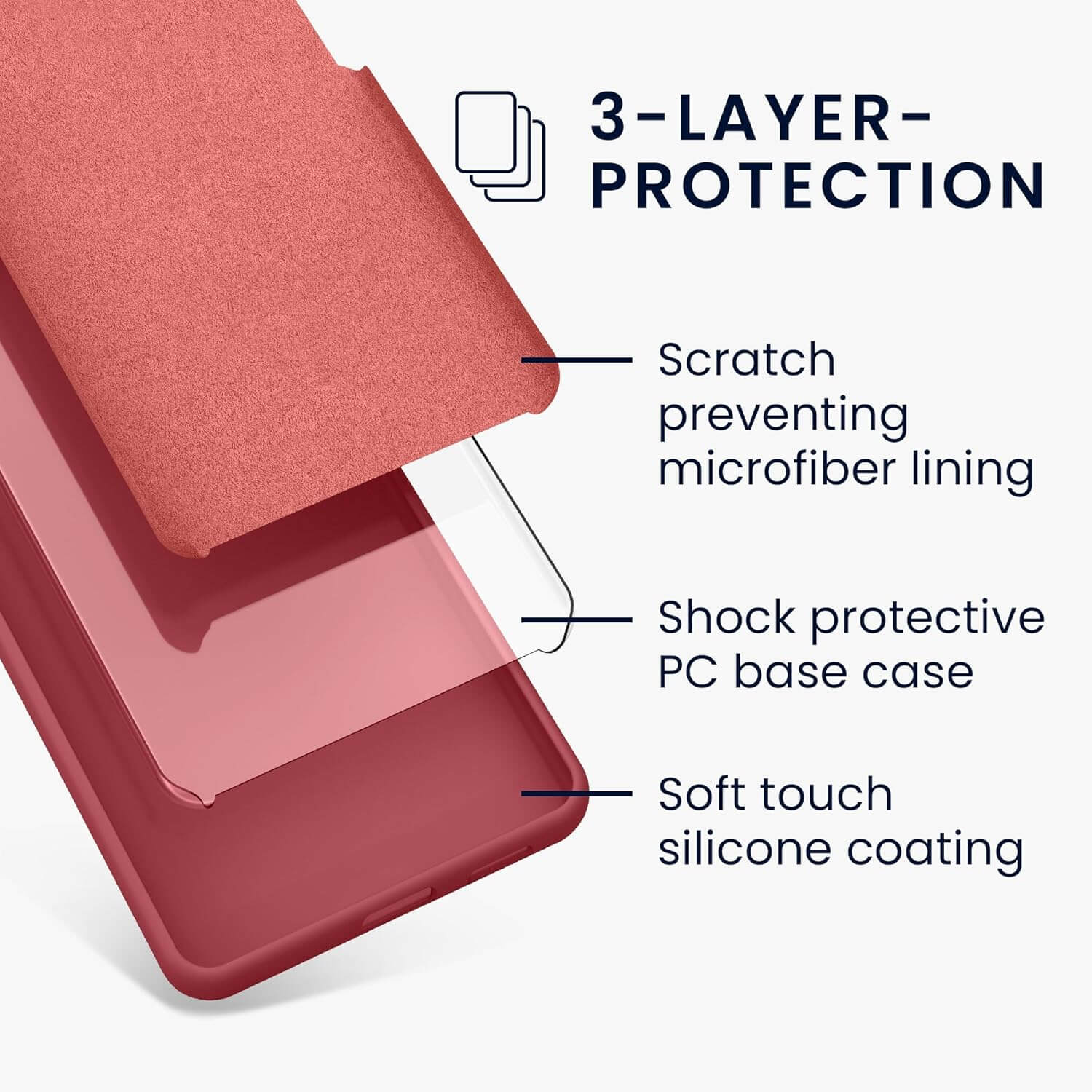 KW Samsung Galaxy A35 5G Θήκη Σιλικόνης Rubberized TPU - Dark Rose