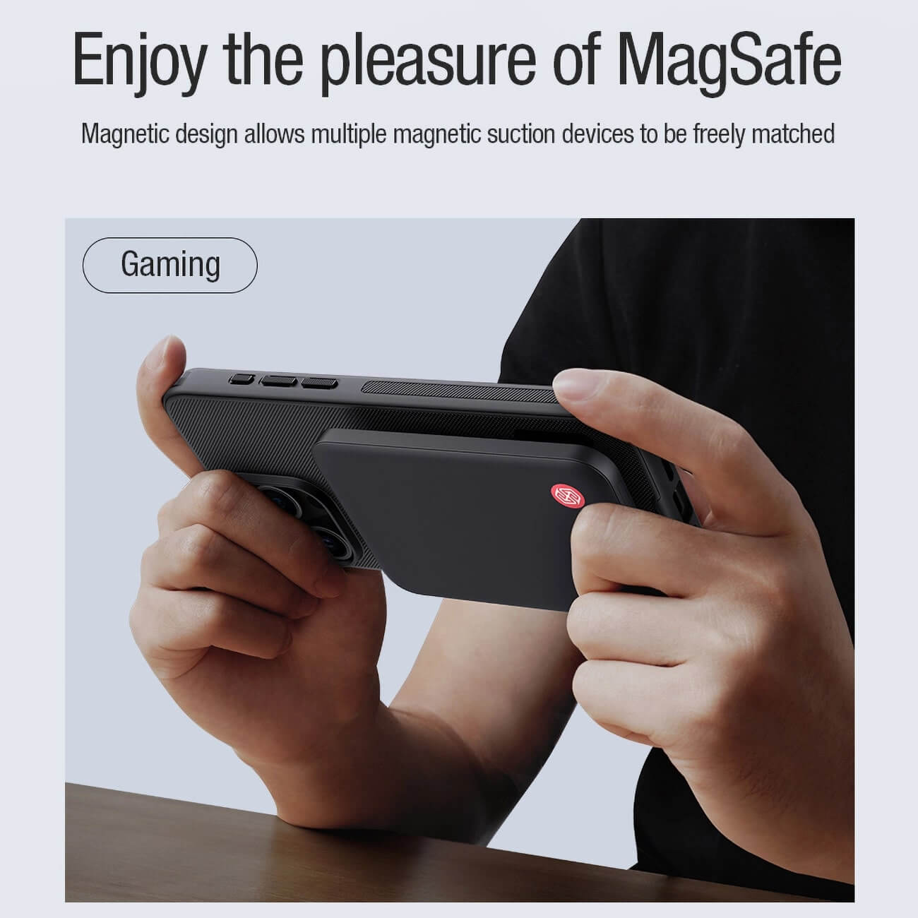 Nillkin iPhone 15 Pro Max Super Frosted Shield Pro Rugged Magnetic Σκληρή Θήκη με MagSafe - Blue