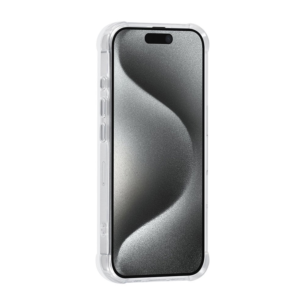 Tuniq iPhone 16 Pro Θήκη Σιλικόνης με Ενισχυμένες Γωνίες - Διάφανη