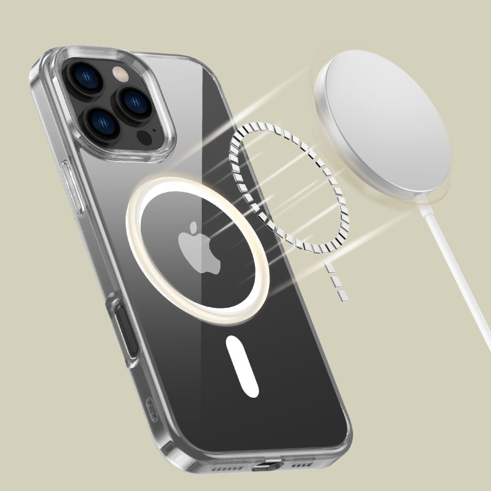 Tech - Protect Samsung Galaxy S24 FE Flexair Hybrid MagSafe Σκληρή Θήκη με Πλαίσιο Σιλικόνης και MagSafe - Διάφανη