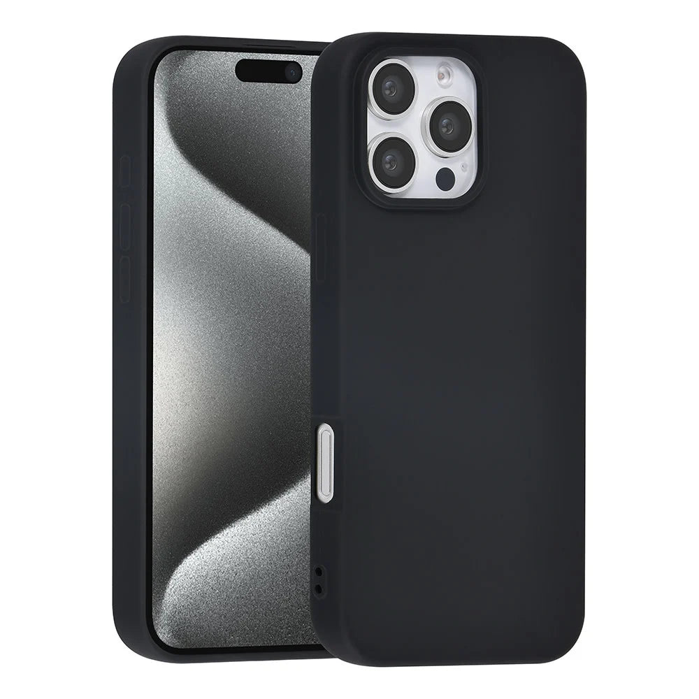 Tuniq iPhone 16 Pro Max Θήκη Σιλικόνης - Μαύρη