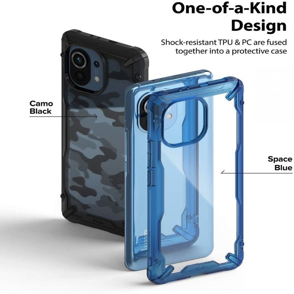 Ringke Xiaomi Mi 11 Fusion X Σκληρή Θήκη με Πλαίσιο Σιλικόνης - Space Blue