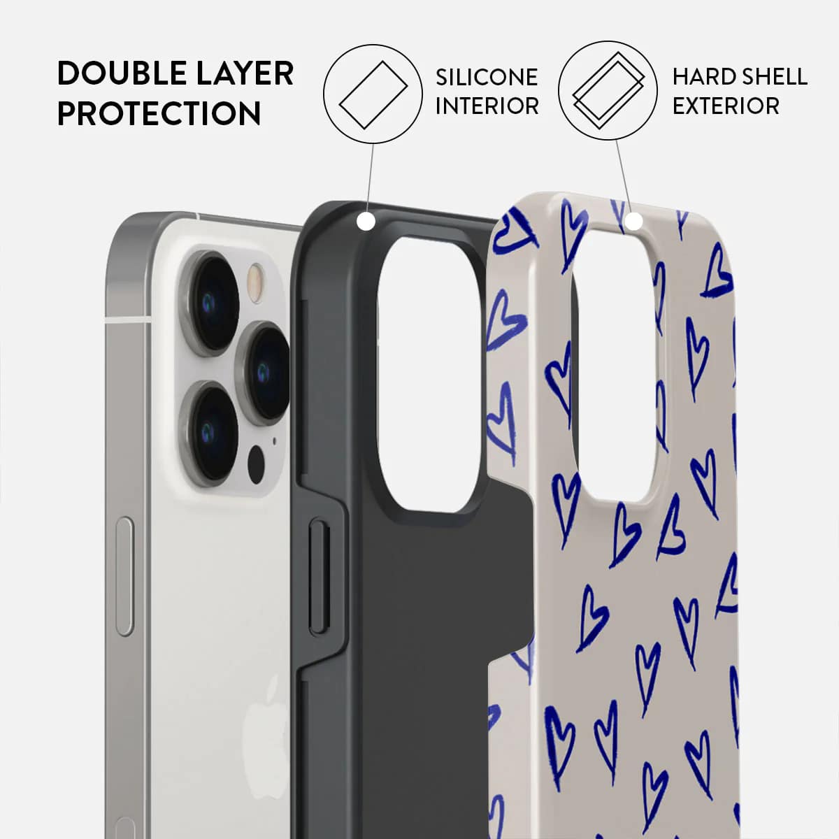 Burga iPhone 15 Pro Max Fashion Tough MagSafe Σκληρή Θήκη με MagSafe - Love Me Right