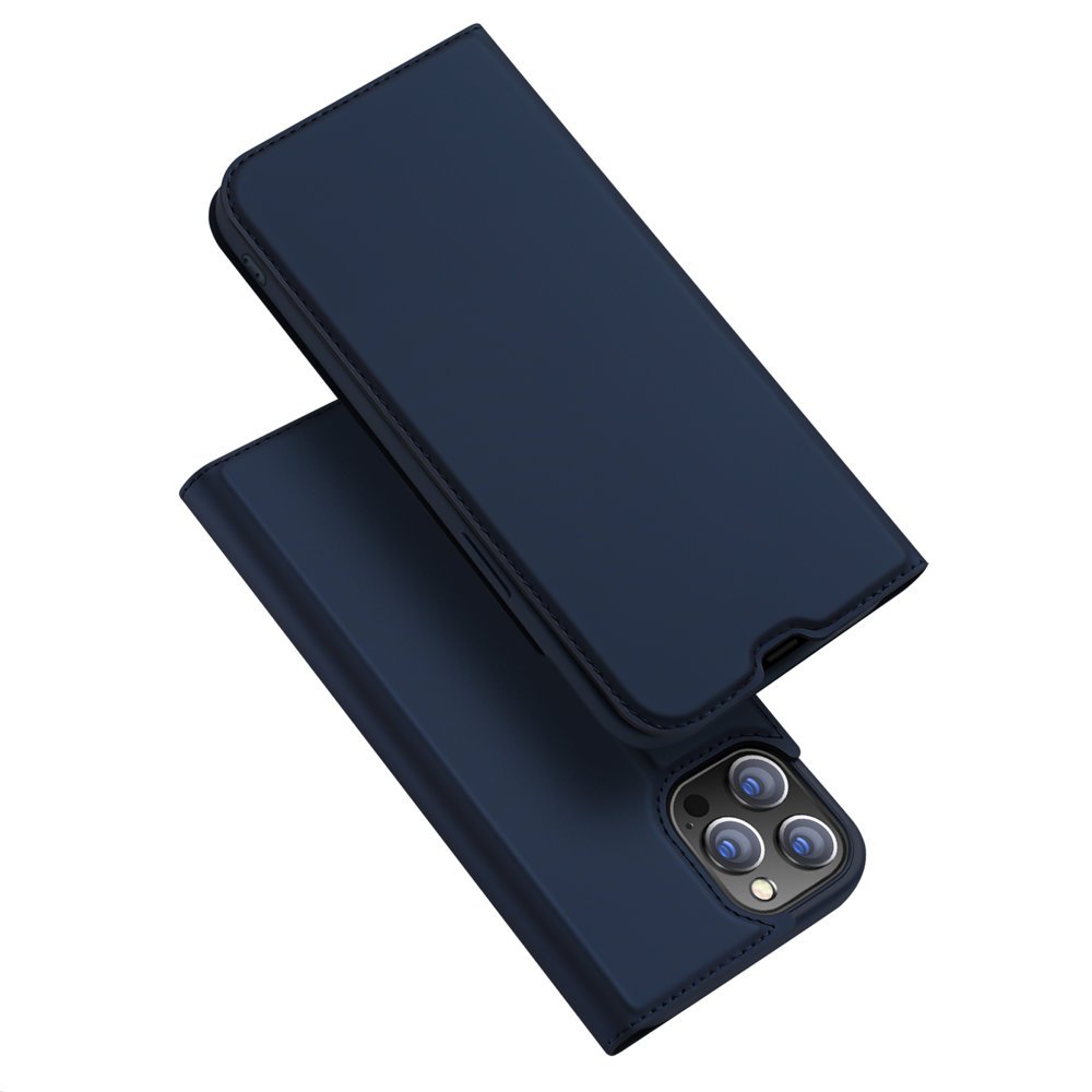 Dux Ducis iPhone 13 Pro Max Flip Stand Case Θήκη Βιβλίο - Blue