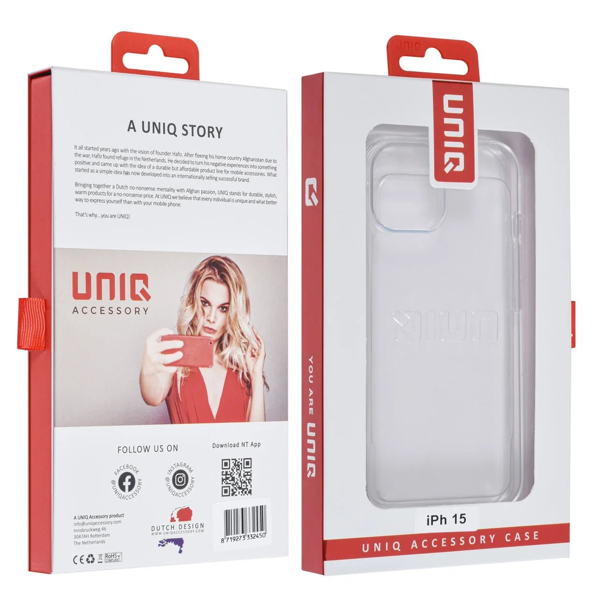 Tuniq iPhone 15 Θήκη Σιλικόνης - Διάφανη