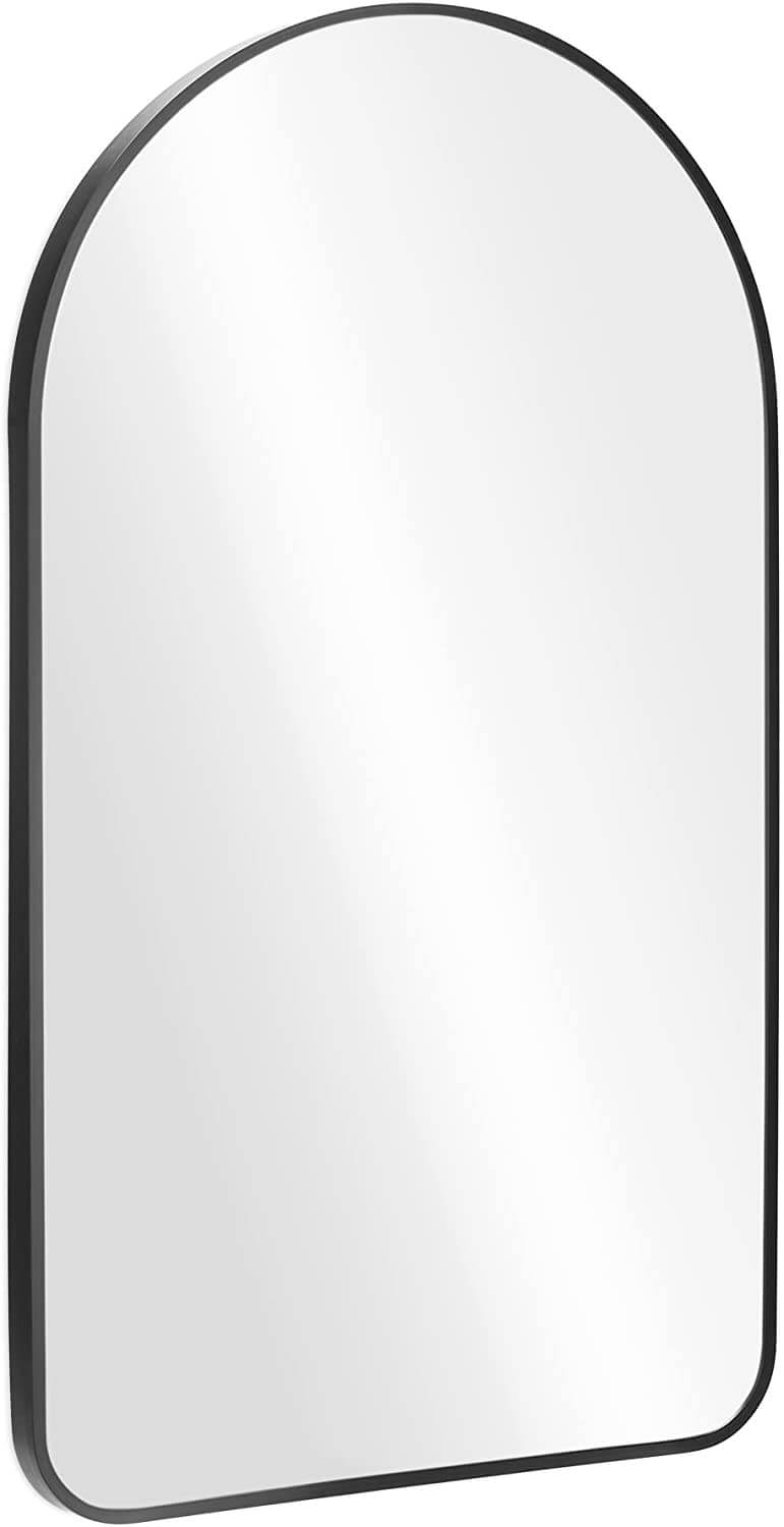 Navaris Τοξοτός Καθρέπτης Τοίχου - 45 x 80 cm - Black - 55894.01