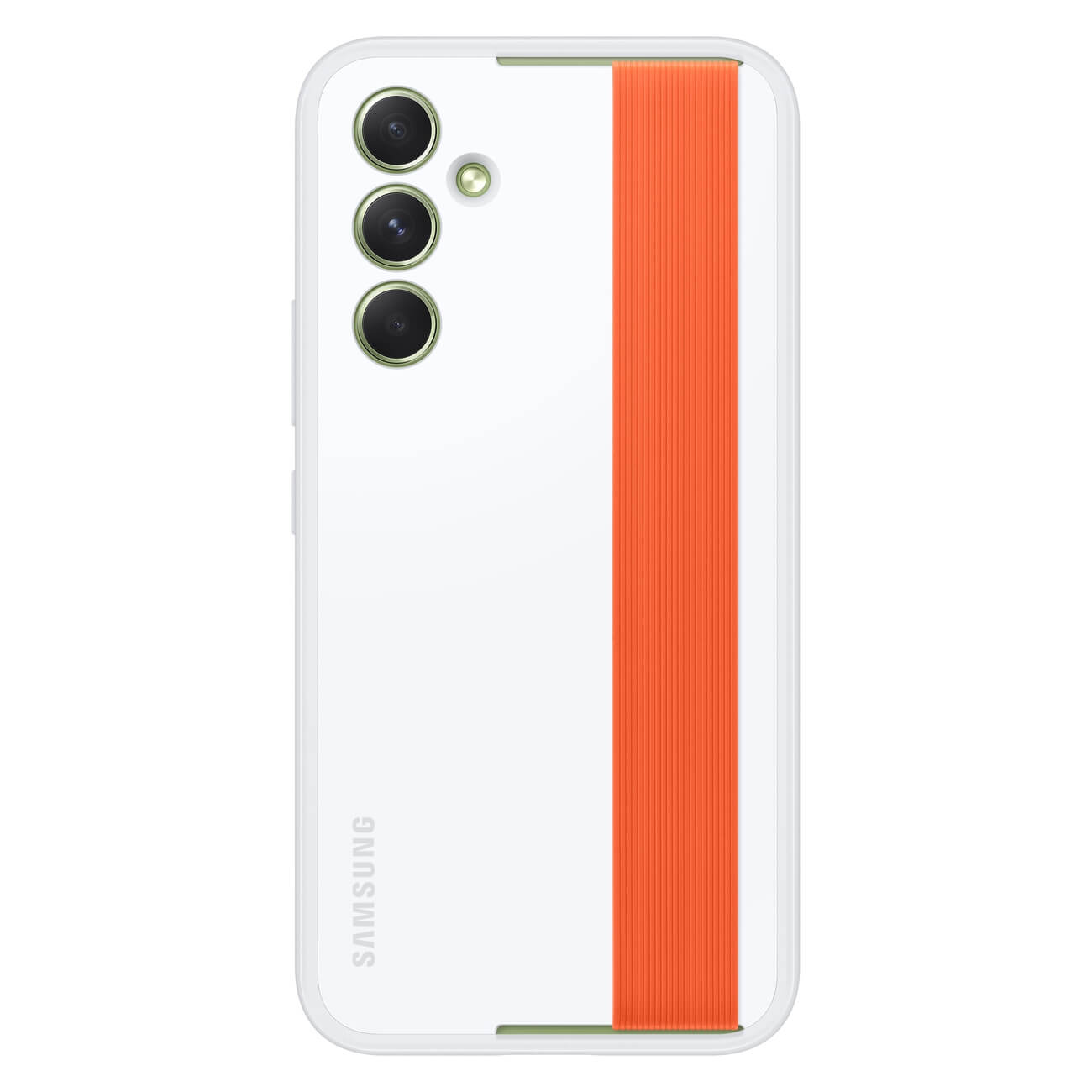 Samsung Haze Grip Samsung Galaxy A54 5G Θήκη Σιλικόνης με Αποσπώμενο Ιμάντα - White - EF - XA546CWEGWW