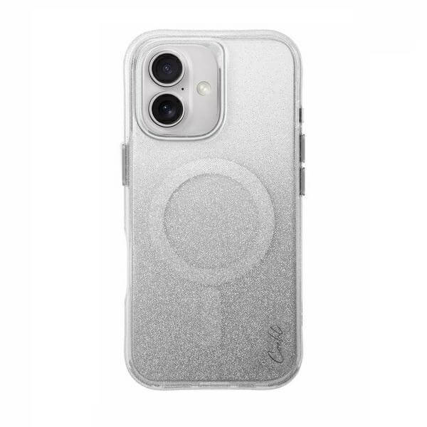Uniq iPhone 16 Coehl Lumino Σκληρή Θήκη με MagSafe - Silver / Sparkling Silver