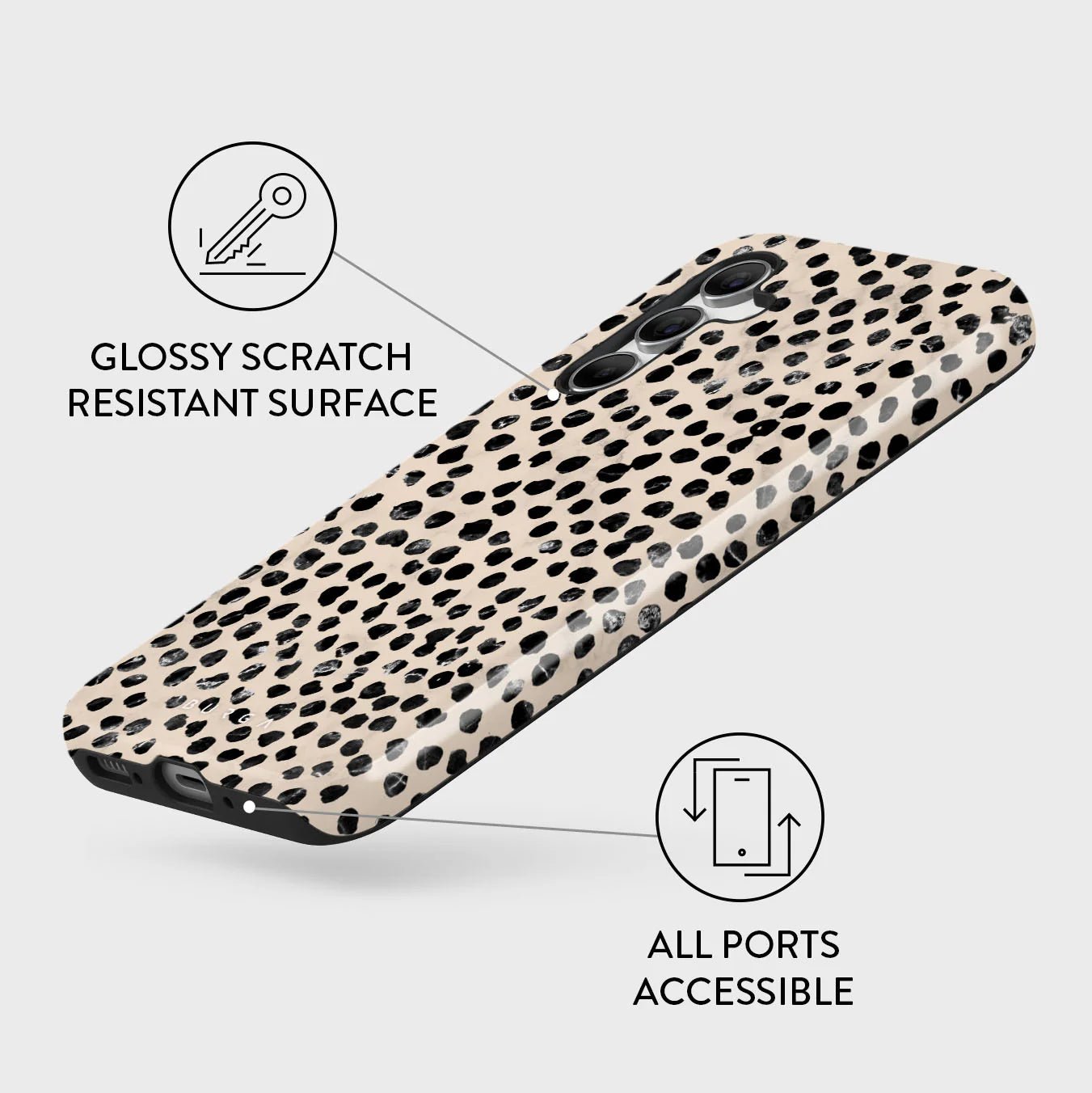 Burga Samsung Galaxy A55 5G Fashion Tough Σκληρή Θήκη - Almond Latte