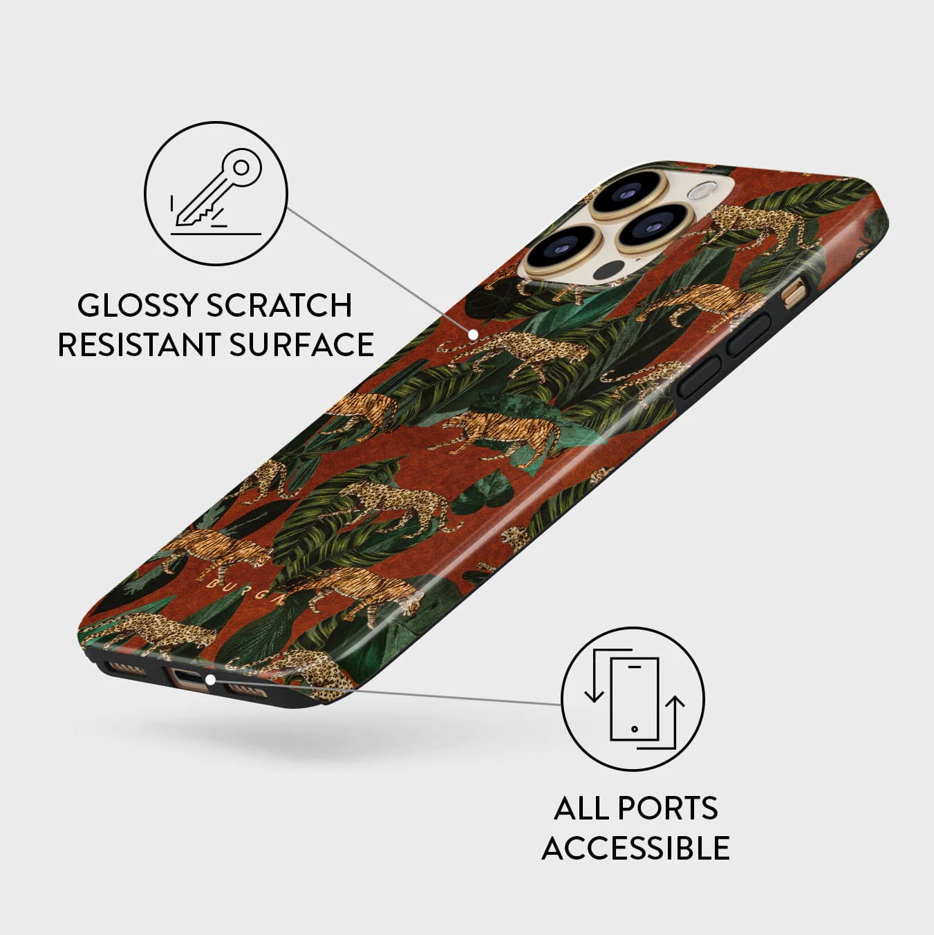 Burga iPhone 13 Pro Fashion Tough Σκληρή Θήκη - Morning Commute