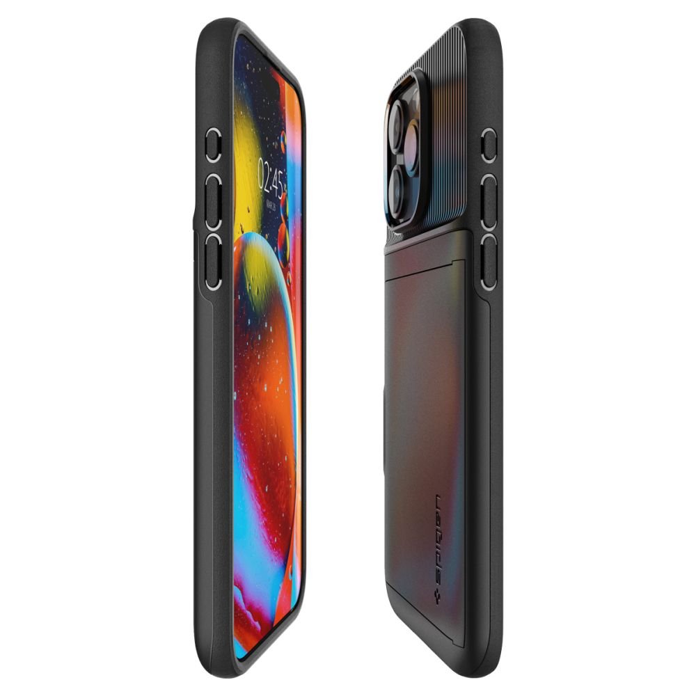 Spigen iPhone 15 Pro Slim Armor CS Σκληρή Θήκη - Black