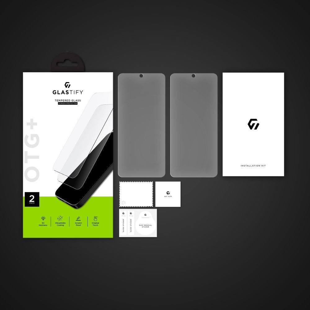 Glastify Xiaomi 12T / 12T Pro OTG+ 0.28mm 2.5D 9H Tempered Glass Αντιχαρακτικό Γυαλί Οθόνης - 2 Τεμάχια - Clear