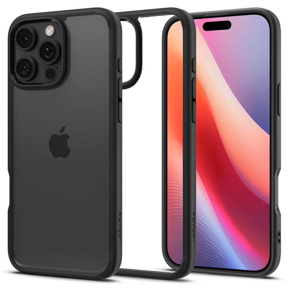 Spigen iPhone 16 Pro Max Ultra Hybrid Σκληρή Θήκη με Πλαίσιο Σιλικόνης - Matte Black