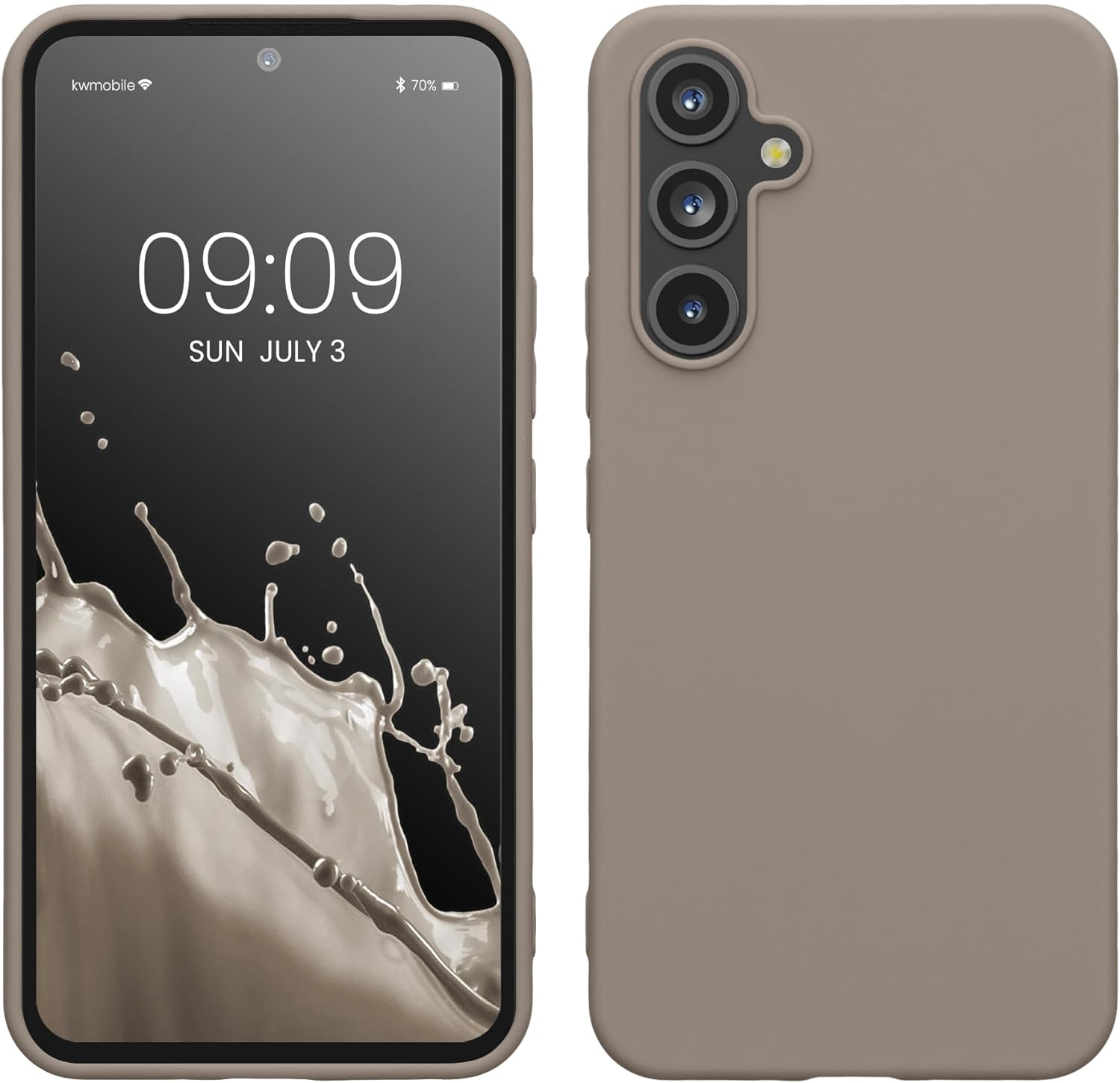 KW Samsung Galaxy A54 5G Θήκη Σιλικόνης TPU - Taupe