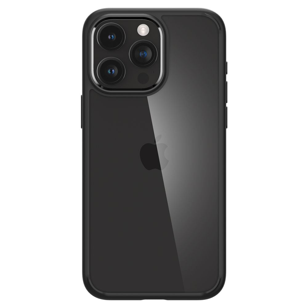 Spigen iPhone 15 Pro Ultra Hybrid Σκληρή Θήκη με Πλαίσιο Σιλικόνης - Matte Black