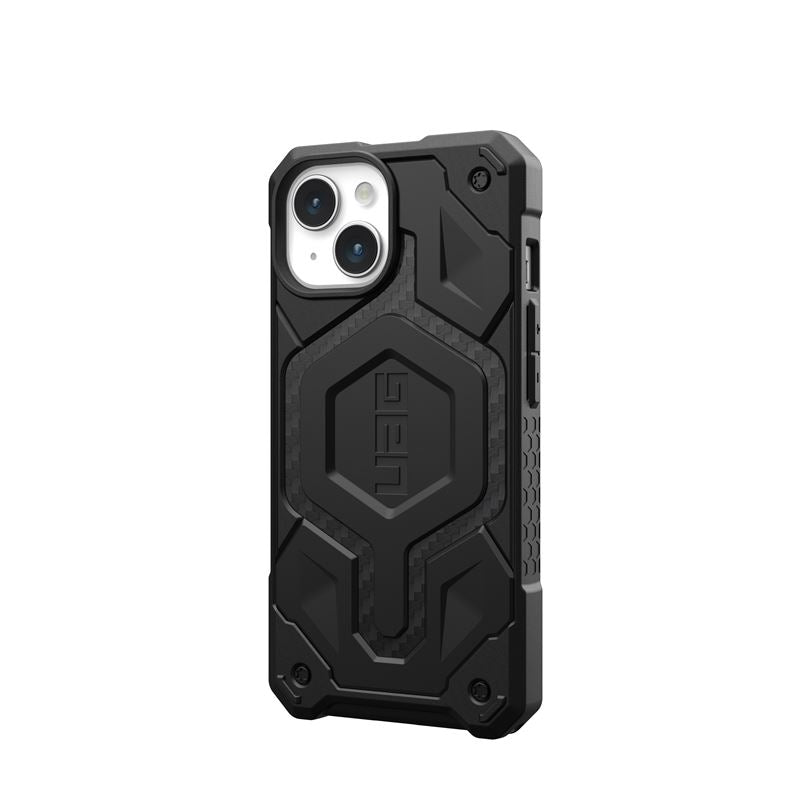 UAG iPhone 15 Monarch Pro Series Σκληρή Θήκη με MagSafe - Carbon Fiber