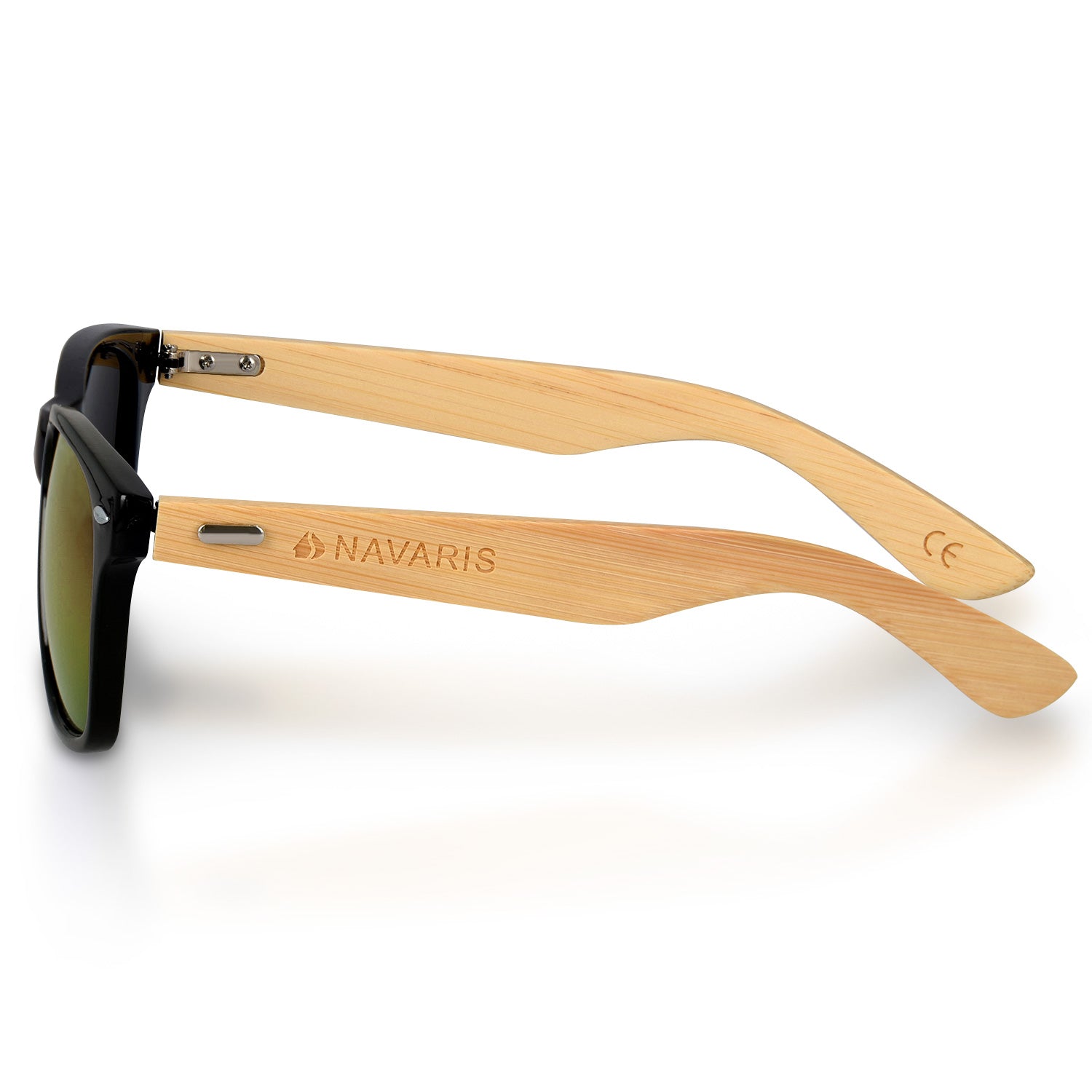 Navaris Unisex Γυαλιά Ηλίου - UV400 - Black / Light Brown - 40731.01.06