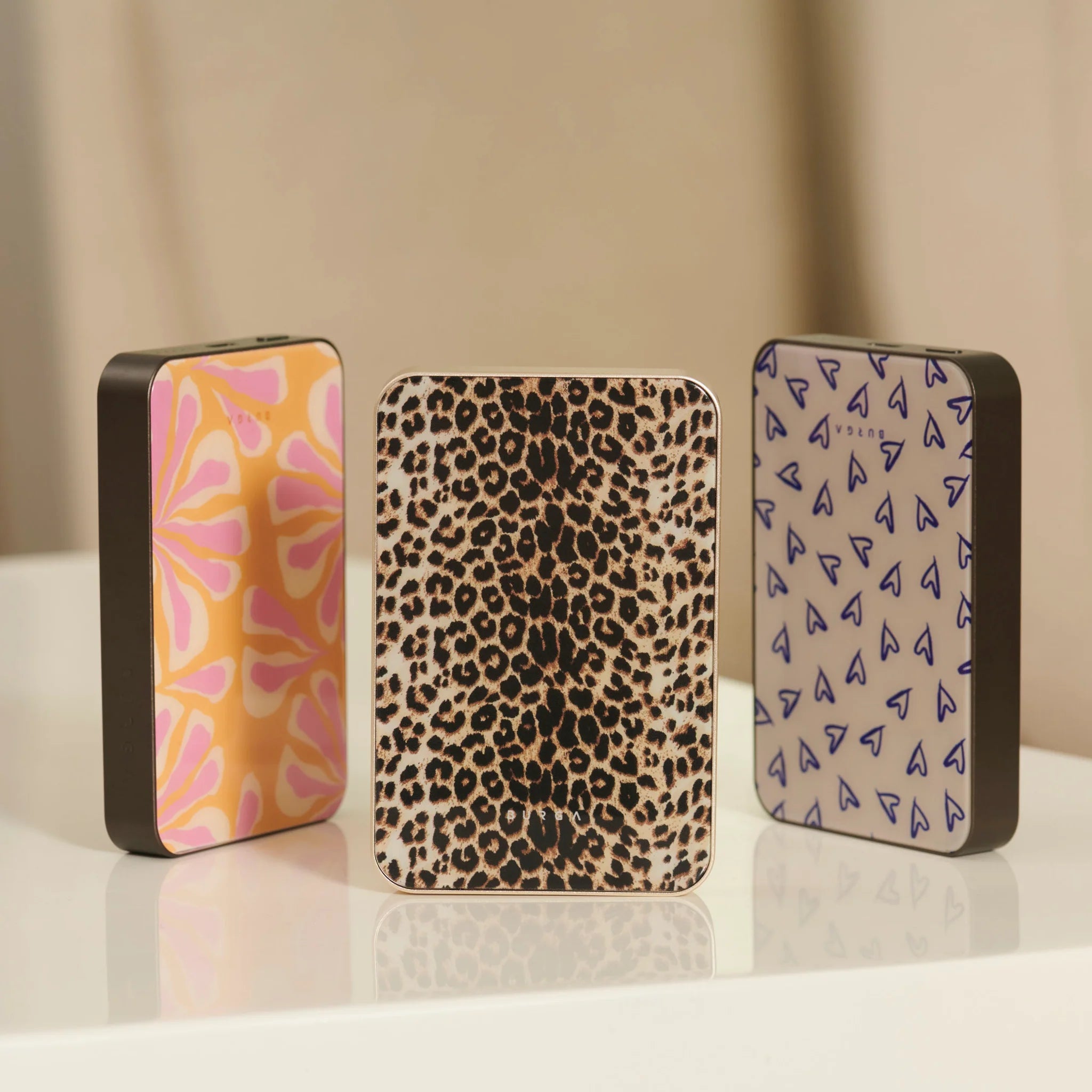 Burga Μαγνητικό Ασύρματο MagSafe PowerBank 5000mAh με Καλώδιο Type - C to Type - C - Gunmetal - Player