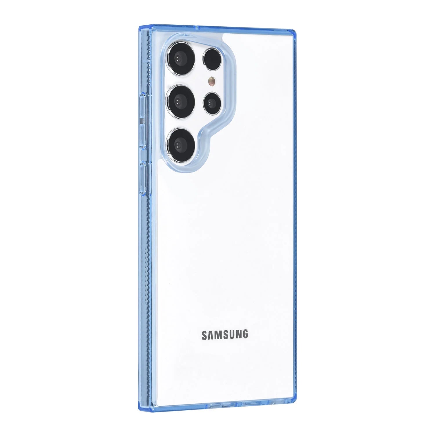 Tuniq Samsung Galaxy S24 Ultra - Σκληρή Θήκη με Πλαίσιο Σιλικόνης - Ημιδιάφανο Μπλε / Διάφανο