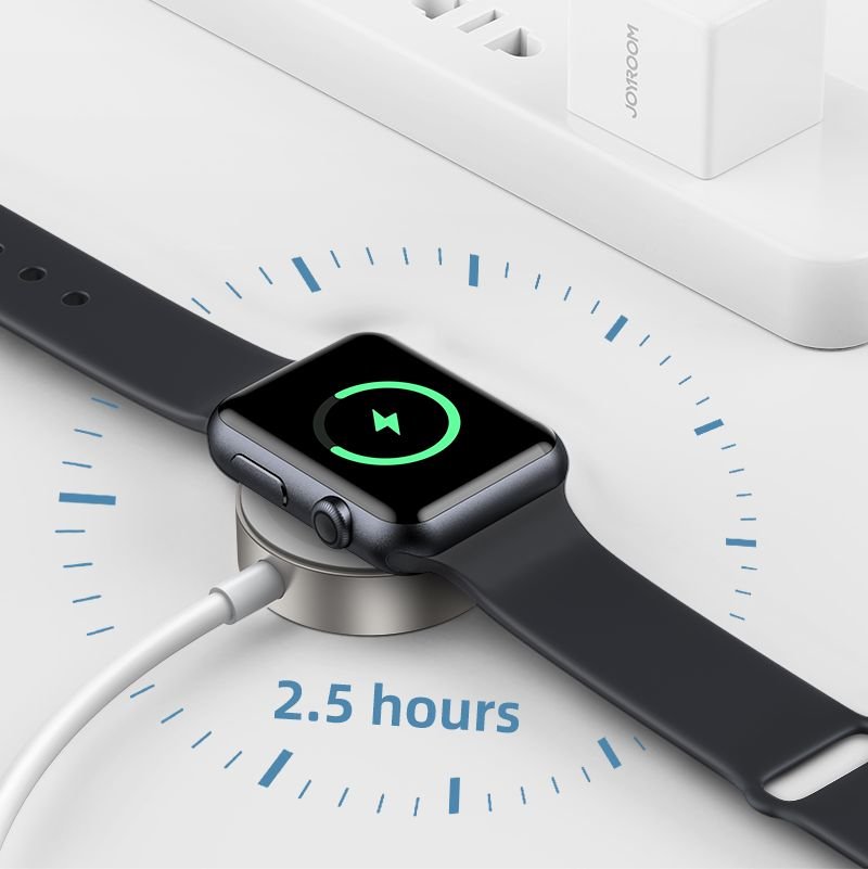 Joyroom Καλώδιο Type - C με Μαγνητική Βάση Φόρτισης για Apple Watch - 1.2m - White - S - IW004