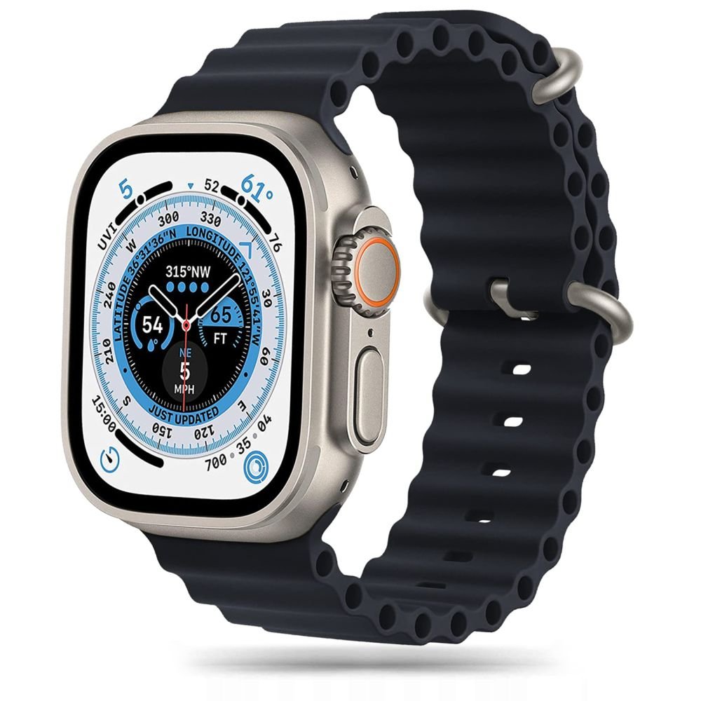 Tech - Protect Λουράκι Apple Watch 8/9/10/11 - SE (1/2/3) - Ultra (1/2/3) – 44/45/46/49mm IconBand Pro Λαστιχένιο - Black