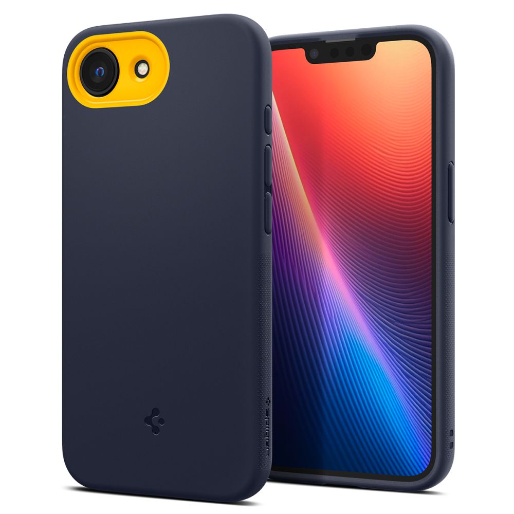 Spigen iPhone 16e - Nano Pop Mag Θήκη Σιλικόνης με MagSafe - Blueberry Navy