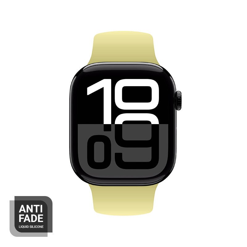 Crong Λουράκι Apple Watch 2/3/4/5/6/7/8/9/10/11 - SE (1/2/3) - 38/40/41/42mm Σιλικόνης - Liquid Strap - Straw