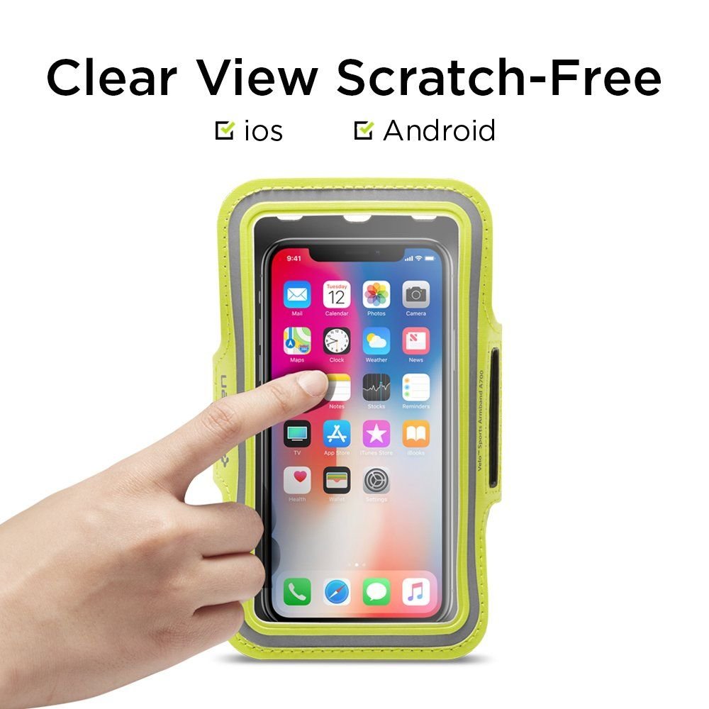 Spigen A700 Universal Sport Armband για Smartphones 6.5'' - Neon Green