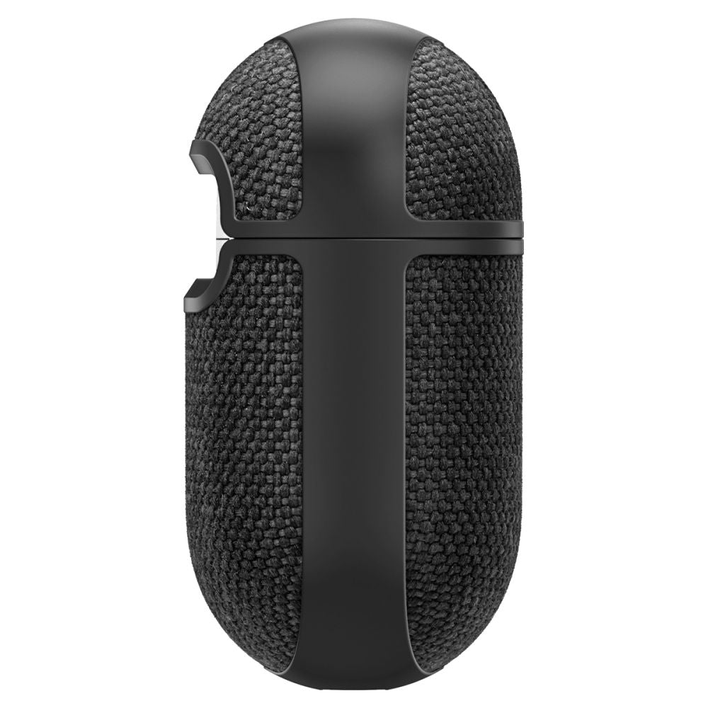 Spigen AirPods 4 Θήκη Urban Fit από Σιλικόνη και Ύφασμα - Black