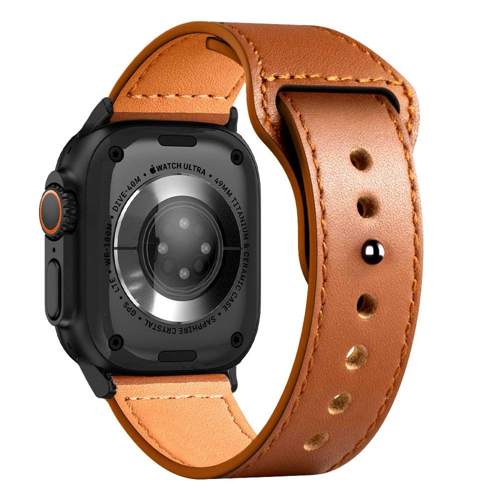 Tech - Protect Λουράκι Apple Watch 4/5/6/7/8/9/10/11 - SE (1/2/3) - 40/41/42mm NaturalFit Δερμάτινο - Brown