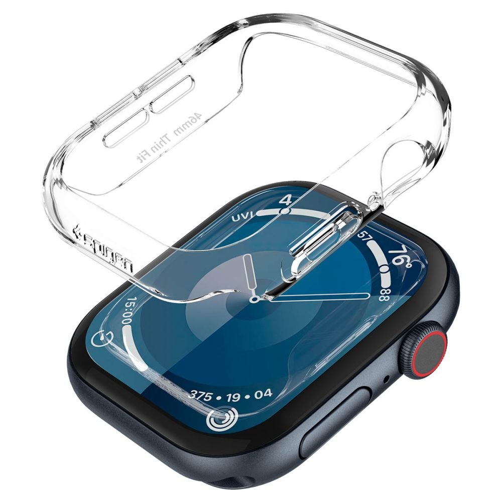 Spigen Θήκη Apple Watch 10/11 - 46mm Thin Fit - Crystal Clear