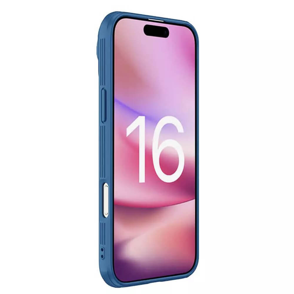 Nillkin iPhone 16 Pro CamShield Prop Magnetic Σκληρή Θήκη με Κάλυμμα για την Κάμερα και MagSafe - Blue