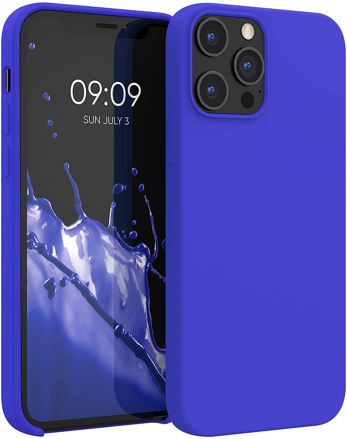 KW iPhone 12 Pro Max Θήκη Σιλικόνης Rubber TPU - Royal Blue - 52644.134