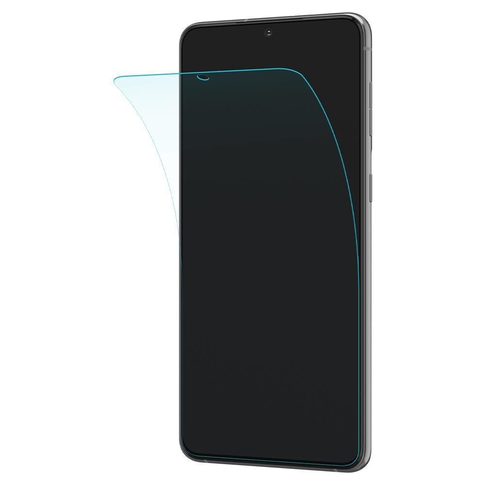 Spigen Samsung Galaxy S21 NeoFlex Solid Προστατευτική Μεμβράνη Οθόνης - 2 Τεμάχια - Διάφανο
