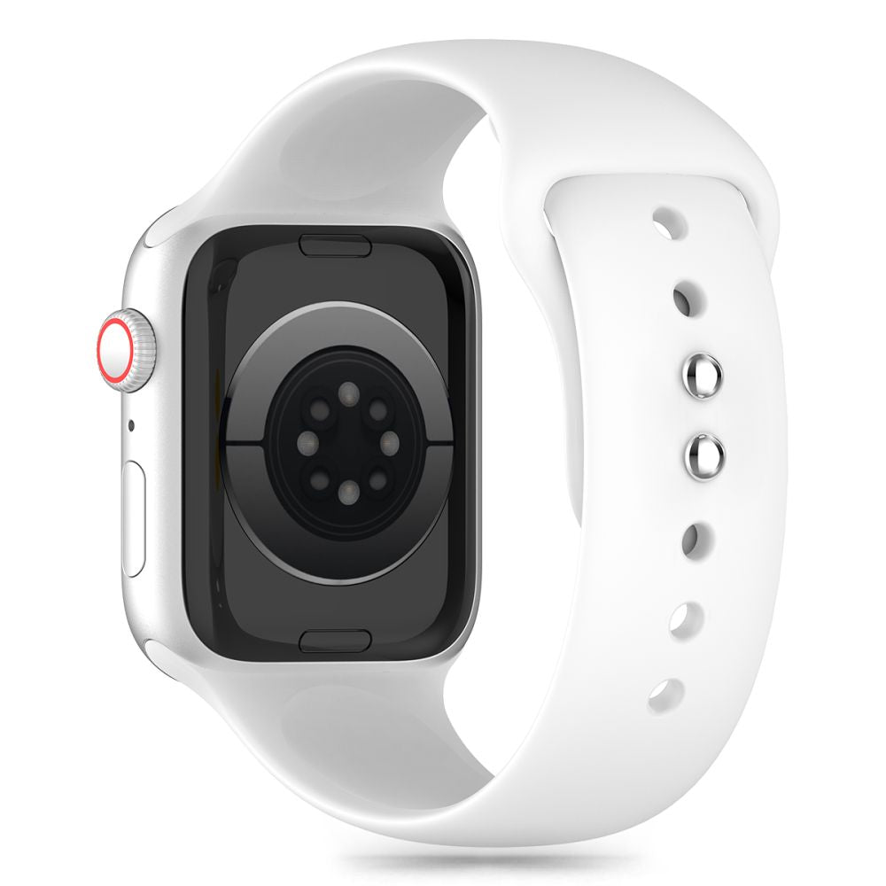Tech - Protect Λουράκι Apple Watch 4/5/6/7/8/9/10/11 - SE (1/2/3) - ULTRA (1/2/3) - 44/45/46/49mm Silicone Σιλικόνης - White