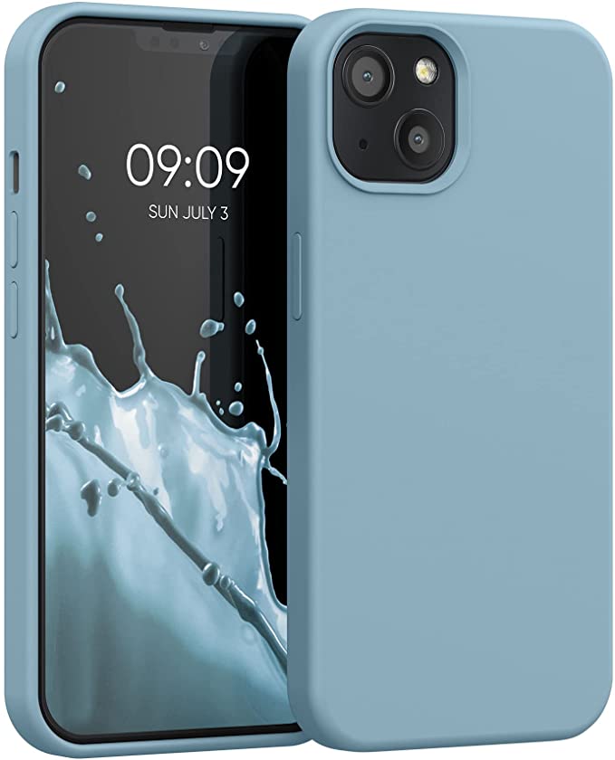 KW iPhone 13 Θήκη Σιλικόνης Rubberized TPU - Antique Stone - 55878.206