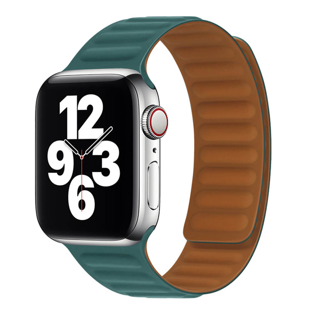 Techsuit Λουράκι Apple Watch 2/3/4/5/6/7/8/9/10/11 - SE (1/2/3) - 38/40/41/42mm Watchband W035 Σιλικόνης - Turquoise
