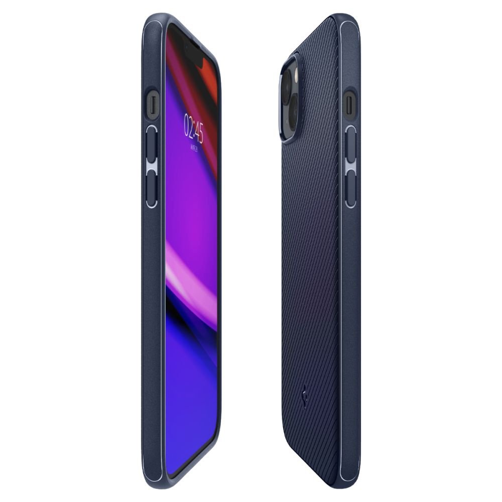 Spigen iPhone 14 Plus / iPhone 15 Plus Mag Armor Σκληρή Θήκη Aramid Fiber με MagSafe - Navy Blue